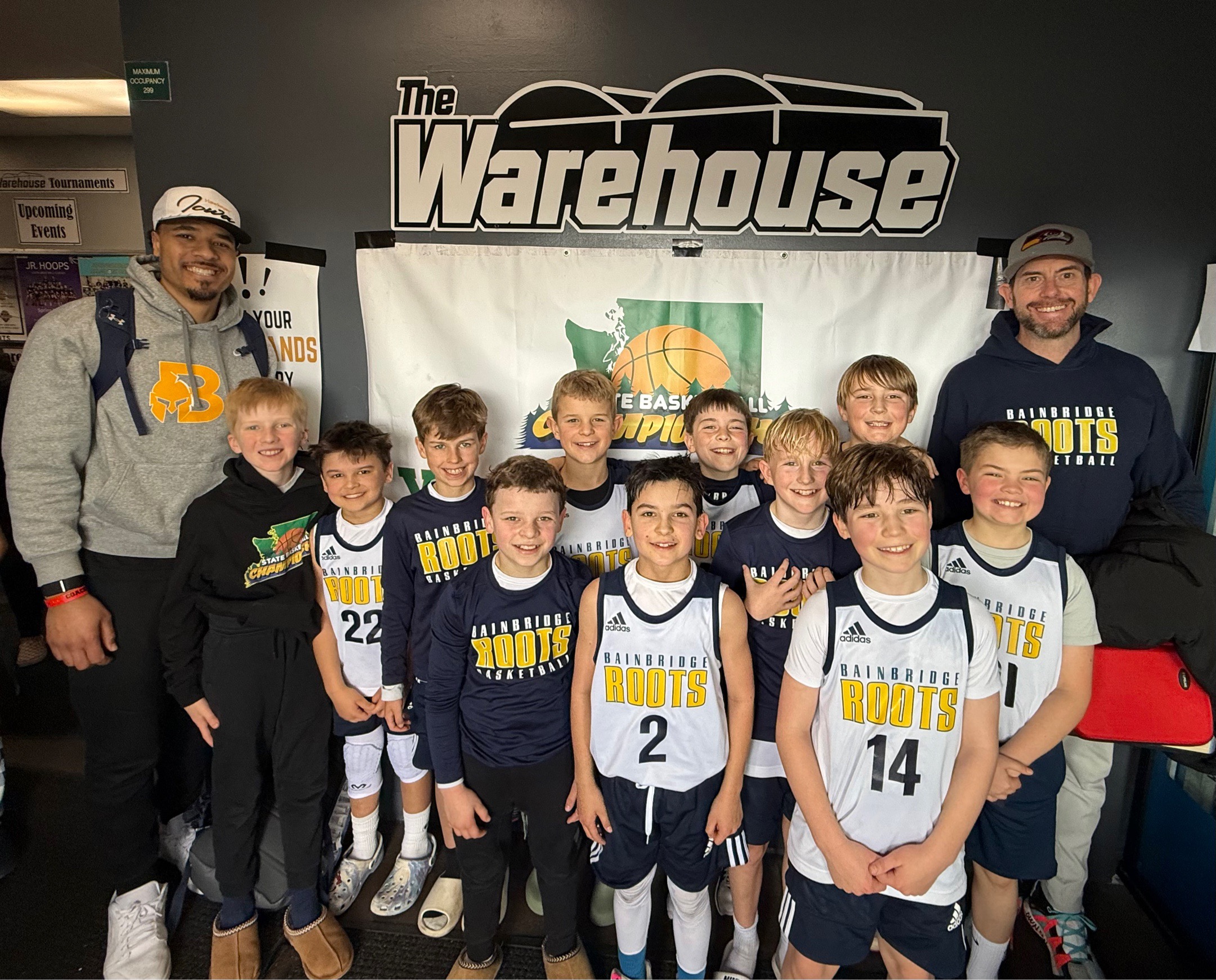 Roots 4th Grade Basketball team